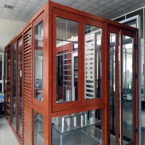Cửa nhôm giả gỗ