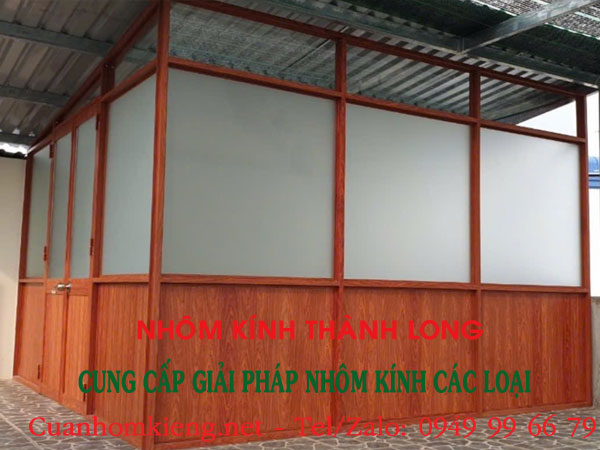 Vách Nhôm Kính Cố Định: Giải Pháp Thiết Kế Hiện Đại và Ưu Việt 2 vách nhôm kính cố định