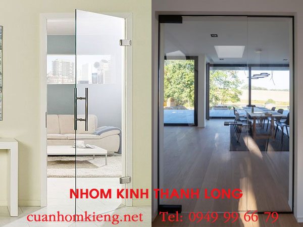 7 Mẫu cửa kính cường lực phòng khách đẹp sang trọng thẩm mỹ nâng tầm tức thì 3 giá thi công mẫu cửa kính cường lực phòng khách